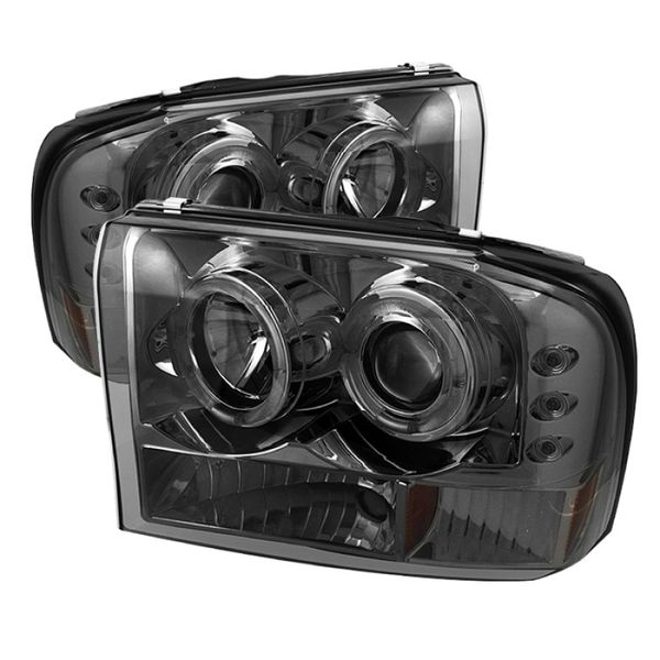 【USA在庫あり】 Spyder Ford F250 Super Duty 99年-04年 プロジェクター Version 2 LED Halo LED スモーク PRO-YD-FF25099-1P-G2-SM spy5010353 HD店 41,456円