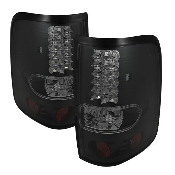 【USA在庫あり】 Spyder Ford F150 side 04年-08年 (Not Fit Heritage & SVT)LED テールライト ブラック スモーク ALT-YD-FF15004-LED-BSM spy5078131 HD店