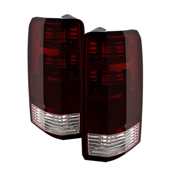 【USA在庫あり】 Spyder Xtune Dodge Nitro 07年-11年 OEM Style テールライト レッド スモーク ALT-JH-DNIT07-OE-RSM spy9031199 HD店