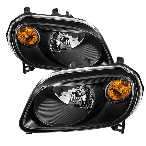 【USA在庫あり】 Spyder Xtune シボレー Hhr 2006年-2011年 Crystal ヘッドライト ブラック HD-JH-CHHR06-BK spy9023828 HD店