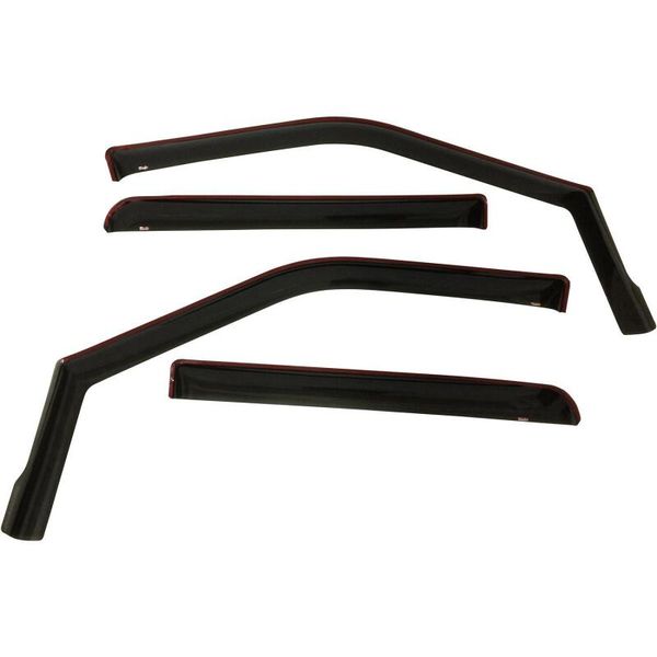 【USA在庫あり】 Westin 2015年-2018年 フォード F-150 SuperCrew Wade In-Channel Wind Deflector 4pc - Smoke wes72-37407 HD店