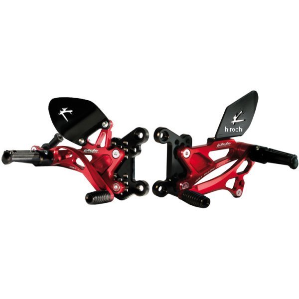 バルターモト Valter Moto バックステップ ストリート ポジション変更可 08年-14年 CBR1000RR タイプ2.5 レッド VMC-PEH77A JP店