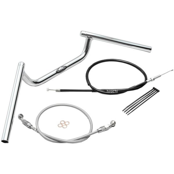 ハリケーン コンドル ハンドルキット 16年以降 MT-03、MT-25 フルステンレス製 クロームメッキ HBK691S JP店｜株式会社ヒロチー商事 店