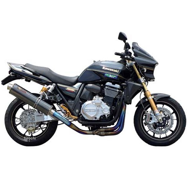 ノジマエンジニアリング フルエキゾースト DLCチタン 4-1SC 09年 ZRX1200DAEG 黒 DLCコーティング NTX618GTD-CLK JP店