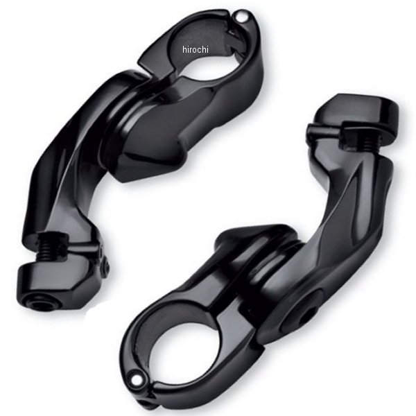 ハーレー純正 エンジンガード ペグ取付金具 .5インチ(64mm) ショート グロスブラック 50500168 JP店