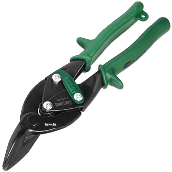 スナップオン Snap-on 金切り鋏 ストレート ジョー 右利き グリーン ハンドル AVSR10 JP店