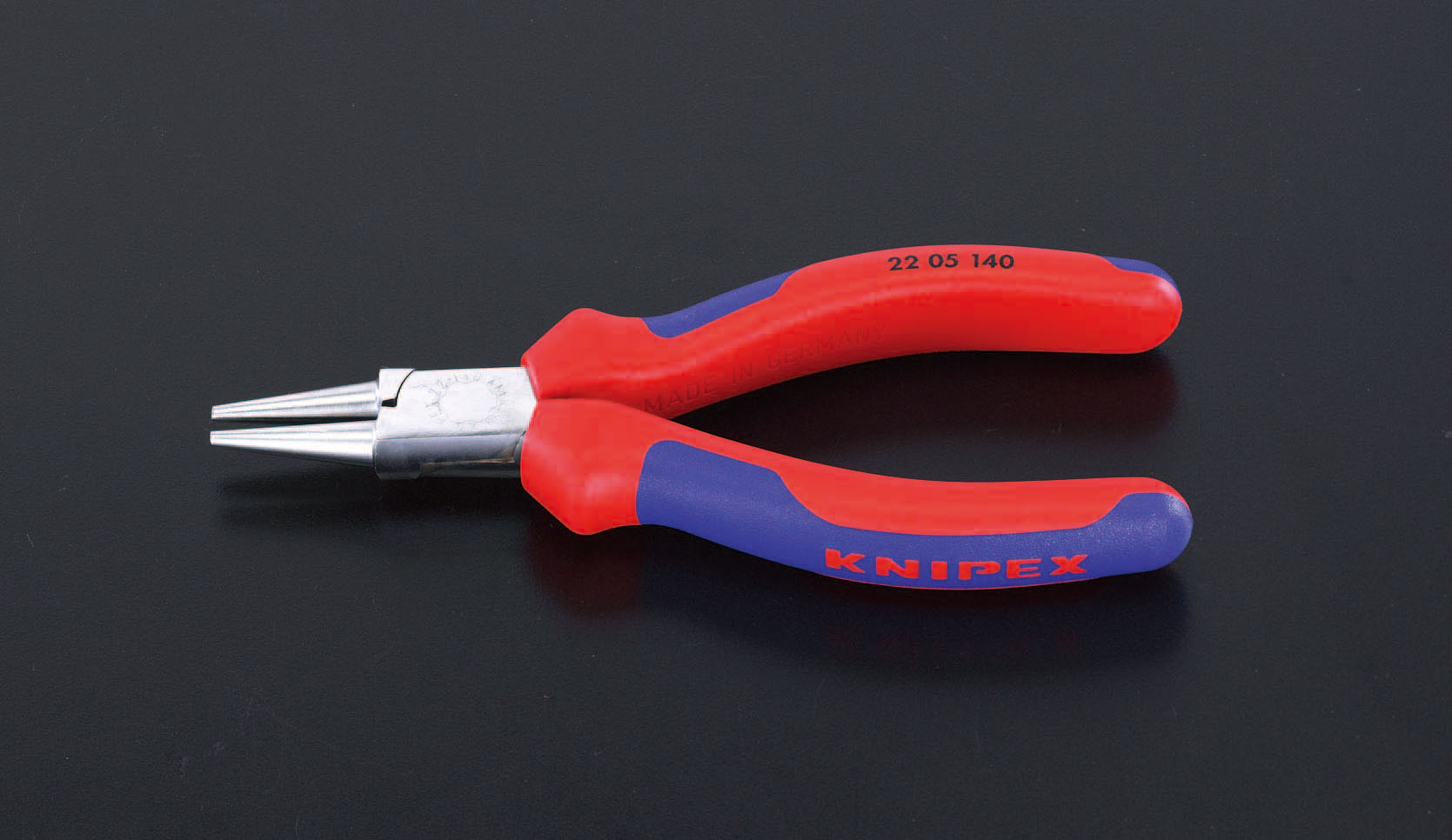 【メーカー在庫あり】 エスコ ESCO 160mm ラウンドノーズプライヤー(グリップ付/メッキ) 000012046383 JP