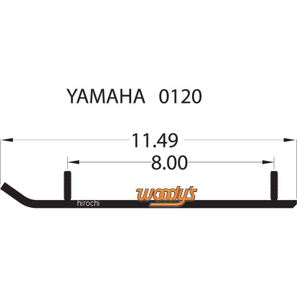 【USA在庫あり】 ウッディーズ Woody's ランナー ミニ スタンダード ヤマハ (左右ペア) 4610-0004 JP店