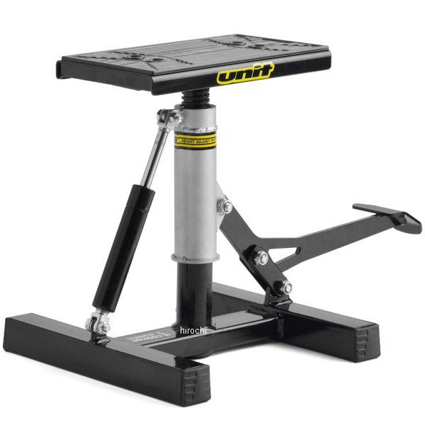 【メーカー在庫あり】 ユニット UNIT オフロードバイクスタンド ダンパー付き ワイド 黒 UN-A1364 JP店