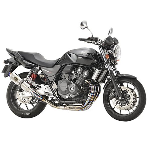 アールズギア r's gear フルエキゾースト ワイバンR シングル 18年以降 CB400SF チタンポリッシュ WH34-S1ST JP店