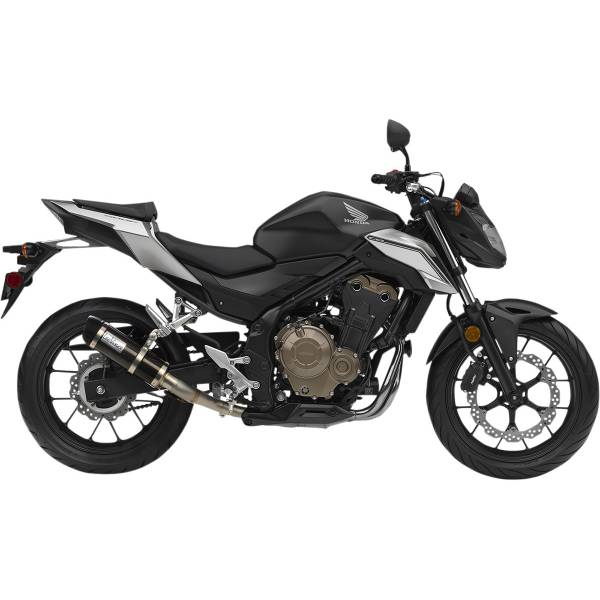 【USA在庫あり】 LEOVINCE GP Corsa Evo スリップオンマフラー 16年-18年 CB500F ABS 黒 1811-3209 JP店
