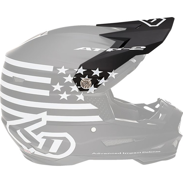 【USA在庫あり】 6D HELMETS バイザー ATR2 TACTICAL ブラック 0132-1711 JP店