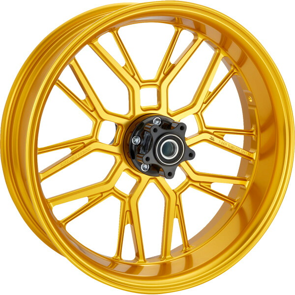 【USA在庫あり】 アレンネス Arlen Ness リム SPLIT スポーク 18 X 5.5 ゴールド 0210-0437 JP店