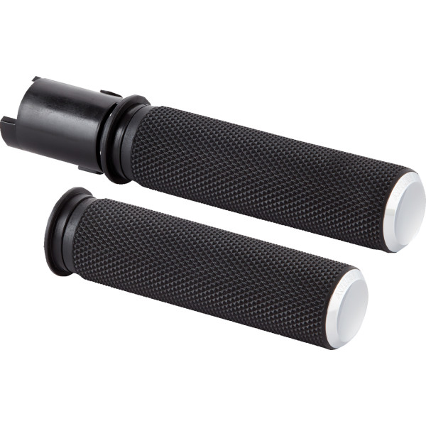 【USA在庫あり】 アレンネス Arlen Ness グリップ KNURLED TBW クローム 0630-3253 JP店