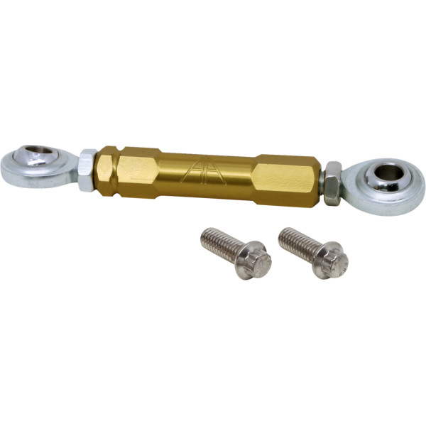 【USA在庫あり】 アロイアート Alloy Art LINK STABILIZER ADJUSTABLE フロント 2009- TOURING ゴールド 0933-0146 JP店