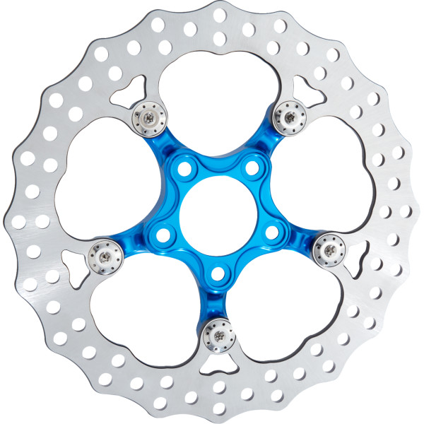 【USA在庫あり】 アレンネス Arlen Ness ローター フロント SPIDER 320MM ブルー 1710-4771 JP店