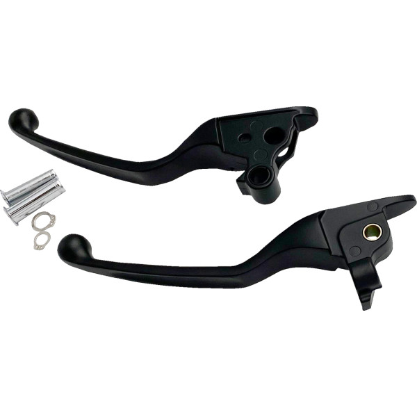 【USA在庫あり】 DRAG Specialties ドラックスペシャリティーズ レバー セット ナロー マットブラック 08年-13年 ツアラー 0610-2305 JP店