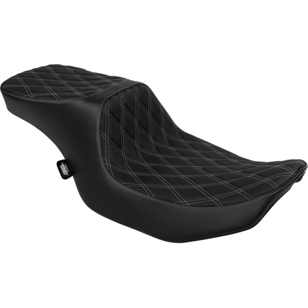 【USA在庫あり】 DRAG SPECIALTIES SEATS formance Predator 2-up Double Diamond シルバー ビニール 0801-1949 JP店