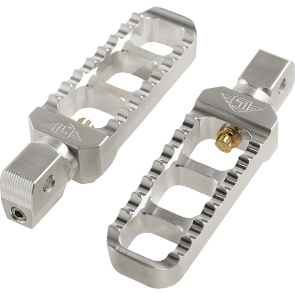 【USA在庫あり】 ジョーカーマシン JOKER MACHINE フットペグ PASSENGER NARROW SERRATED SCOUT シルバー 1620-2654 JP店