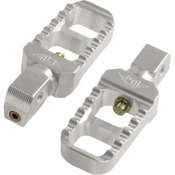 【USA在庫あり】 ジョーカーマシン JOKER MACHINE フットペグ PASSENGER STUBBY SERRATED SCOUT シルバー 1620-2658 JP店