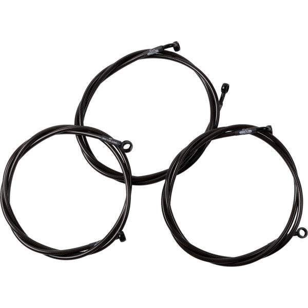 【USA在庫あり】 LAチョッパーズ LA Choppers ブレーキライン ミッドナイト 08-10 24年以降 FL 1741-6508 JP店