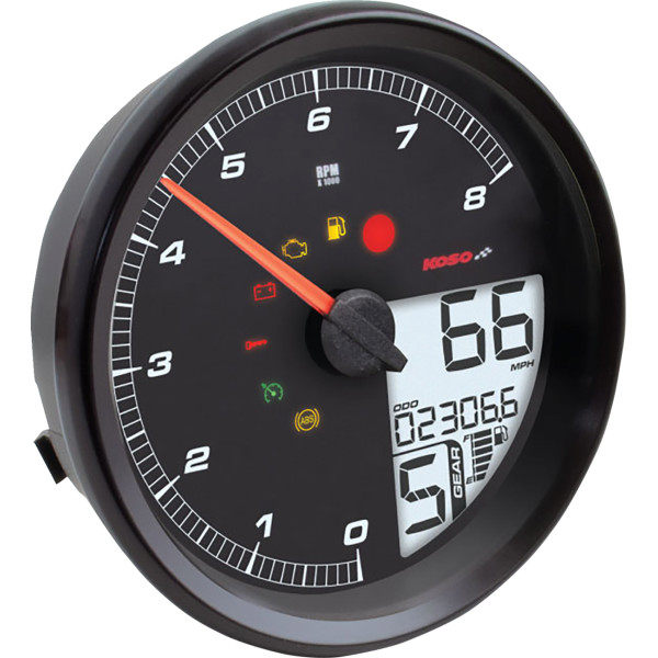 【USA在庫あり】 コソ KOSO GAUGE HD-05 FXD 04-14 ブラック 2212-0893 JP店