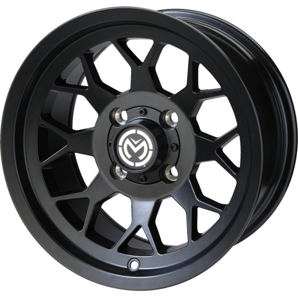 【USA在庫あり】 MOOSE OFFROAD 27X ホイール 12X7 4/156 4+3 ブラック 0230-1546 JP店