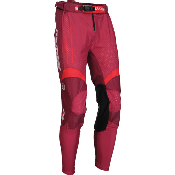 【USA在庫あり】 MOOSE OFFROAD Alpha One パンツ バーガンディ/ホワイト 26 SLIM 2901-12025 JP店