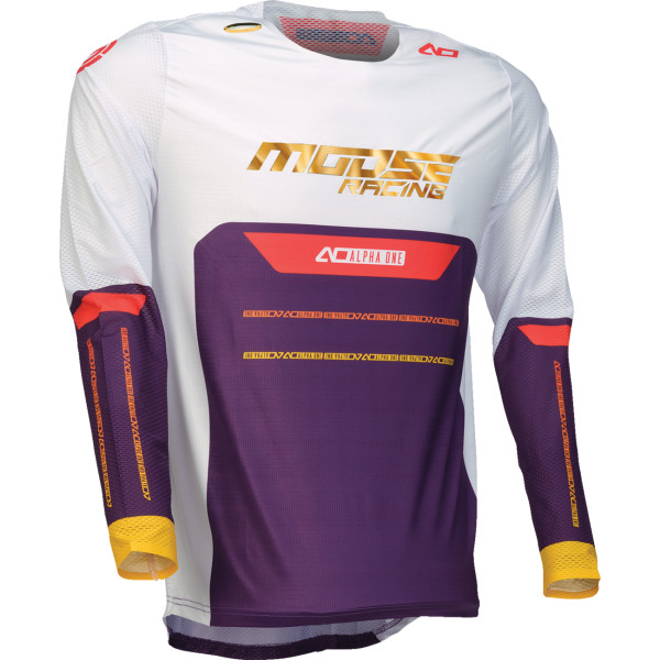 【USA在庫あり】 MOOSE OFFROAD Alpha One ジャージ パープル/レッド XS 2910-8331 JP店