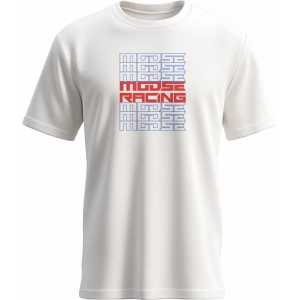 【USA在庫あり】 MOOSE OFFROAD Tシャツ YTH RECURRENCE ホワイト Mサイズ 3032-3801 JP店