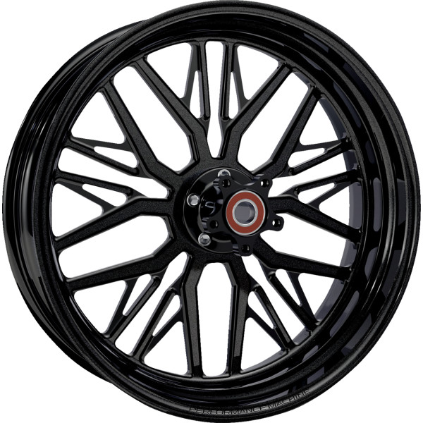 【USA在庫あり】 パフォーマンスマシン フロントホイール Phatour 18x5.5 DD nonABS ブラック 0201-2461 JP店