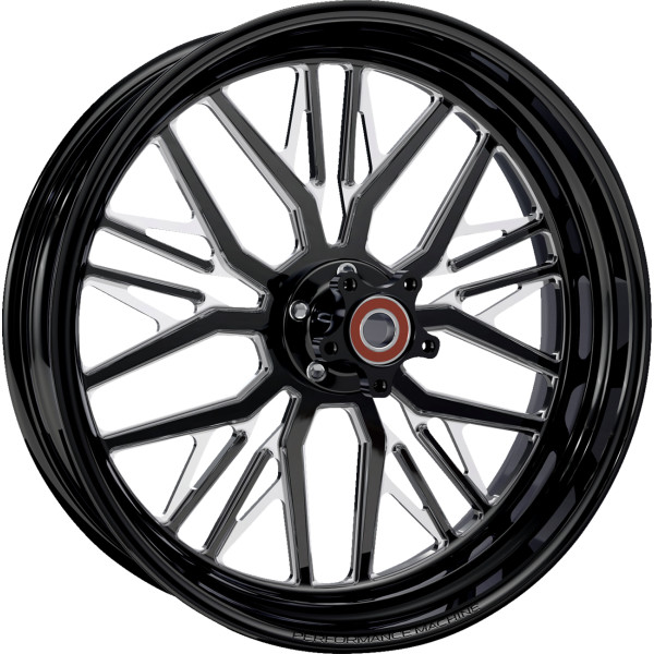 【USA在庫あり】 パフォーマンスマシン フロントホイール Phatour 18x5.5 DD ABS CC Platinum 0201-2463 JP店