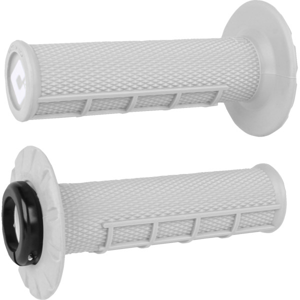 【USA在庫あり】 オーディーアイ ODI グリップ 1/2 WAFFLE V2.1 LOCK ON ATV WHT/BLK 0630-3290 JP店