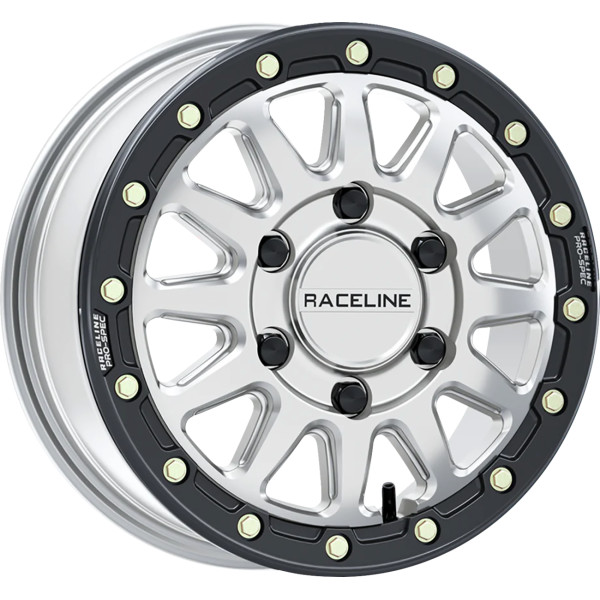 【USA在庫あり】 RACELINE WHEELS Alpha ビードロックホイール 15X6.5 6X139.7 +74 シルバー 0230-1551 JP店