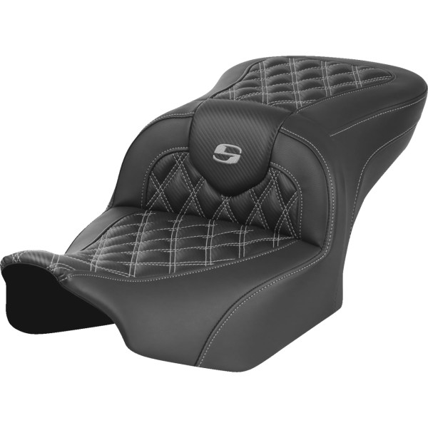 【USA在庫あり】 サドルメン Saddlemen シート ROADSOFA LS CF GREY ステッチ 0801-1781 JP店