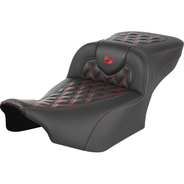 【USA在庫あり】 サドルメン Saddlemen シート ROADSOFA LS CF EXT RCH レッド ステッチ 0801-1797 JP店