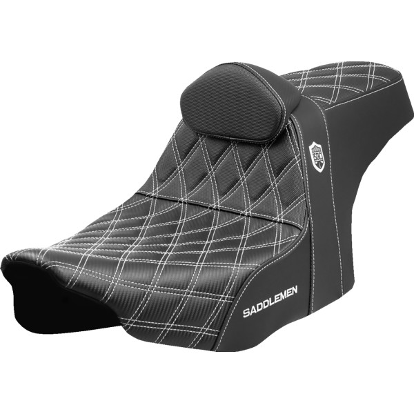 【USA在庫あり】 サドルメン Saddlemen シート SDC PERFORMANCE グリップ W/ B/R ホワイト ステッチ 0801-2012 JP店 81,109円