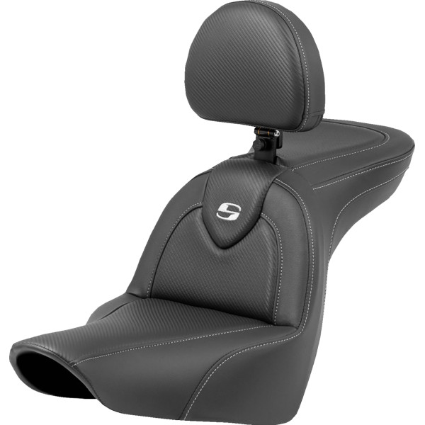 【USA在庫あり】 サドルメン Saddlemen シート ROADSOFA CF WITH バックレスト 0802-1568 JP店