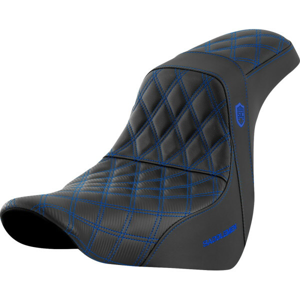 【USA在庫あり】 サドルメン Saddlemen シート SDC PERF GRIPPER ブルー ステッチ 0802-1591 JP店