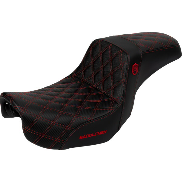 【USA在庫あり】 サドルメン Saddlemen シート SDC PERFORMANCE レッド ステッチ 0803-0728 JP店