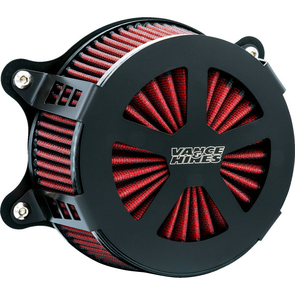 【USA在庫あり】 バンス＆ハインズ VO2 RADIANT V エアクリーナー ブラック 1010-3298 JP店