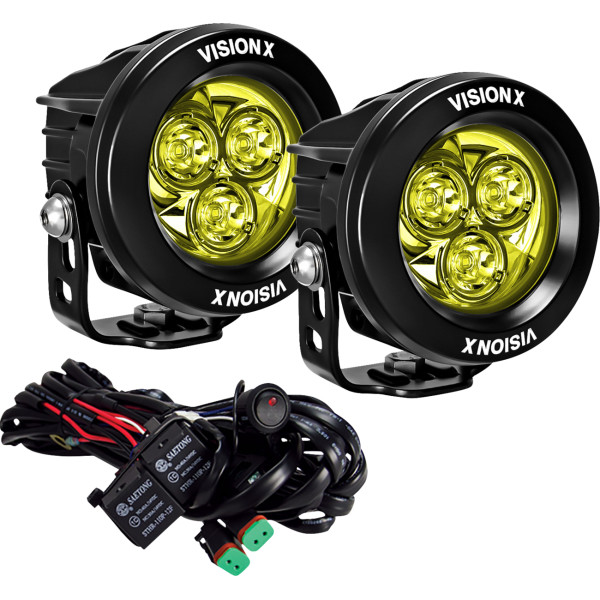 【USA在庫あり】 ビジョンエックス VISION X ライトキャノン CG2 3-3/4インチ セレクティブイエローレンズ 2001-2889 JP店