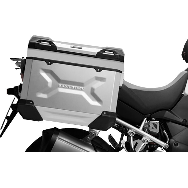 【USA在庫あり】 SWモテック SW-MOTECH TRAX ADV アルミケースシステム DL650 04- 43シルバー 3580-0426 JP店