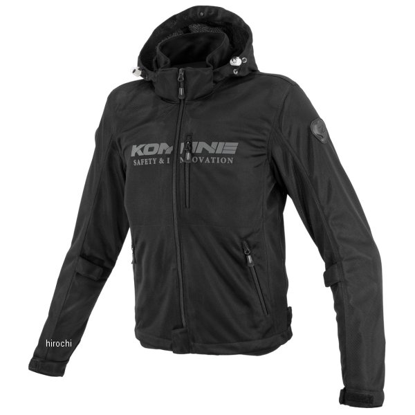 【メーカー在庫あり】 JK-176 コミネ KOMINE 春夏モデル エニグマライト メッシュパーカ KOMINEブラック 2XLサイズ 07-176 JP店