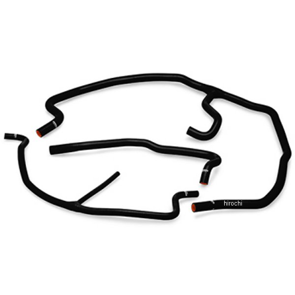 【USA在庫あり】 Mishimoto 05年-08年 Chevy コルベット/Z06 シリコン補助ホースキット 黒 misMMHOSE-VET-05ANCBK JP店
