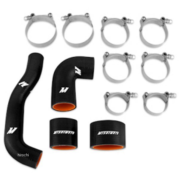 【USA在庫あり】 Mishimoto 04年-07年 スバル WRX STI JDM シリコンインタークーラーホース 黒 misMMHOSE-SUBJ-INT4BK JP店