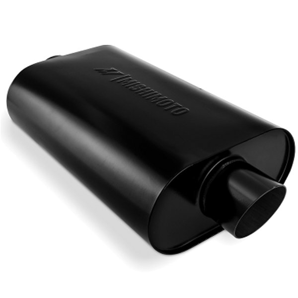 Mishimoto マフラー 2.5インチ Center Inlet/Outlet Angled Tip 黒 misMMEXH-MF-AT-25CCBK JP店