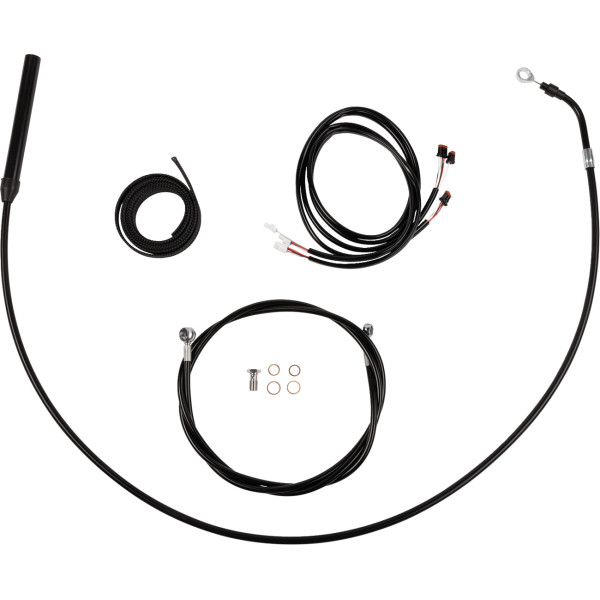 【USA在庫あり】 LAチョッパーズ LA Choppers CABLE KIT UPPER BK P&P 15-17 FL 21-23 0662-1261 JP店