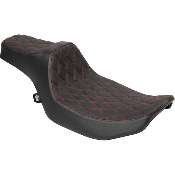 【USA在庫あり】 DRAG Specialties ドラッグスペシャリティー SEAT PREDATOR III EXT REACH VINYL RED DD STCH TOURING CVO 0801-2061 JP店