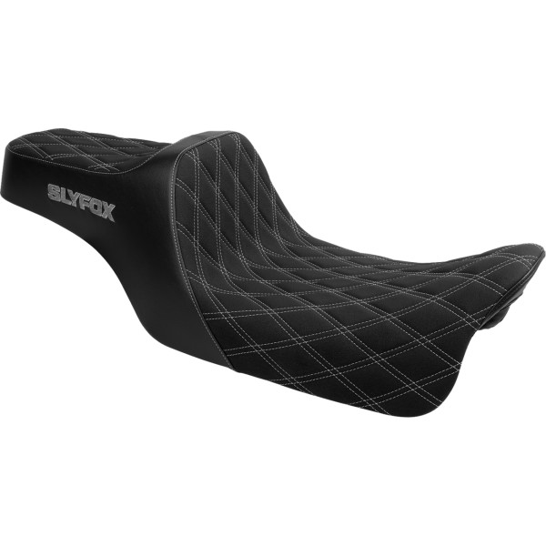 【USA在庫あり】 SLYFOX SEAT HIGHNOON 2UP SILVER LOGO DD SLIP STOP TOURING 2008-25 0801-2153 JP店